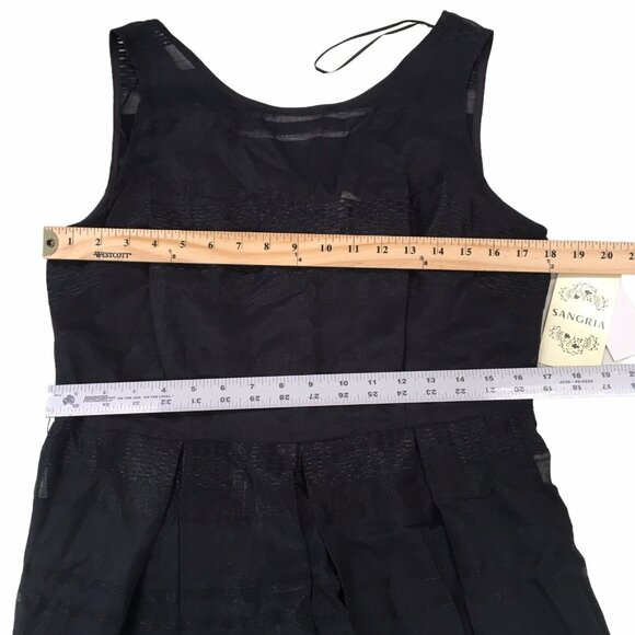 Dark Fairy Tank Dress Whimsigoth Women Size 10 Black Sleeveless - Picture 5 of 10